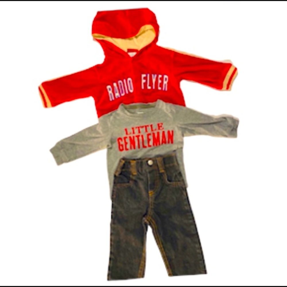 Radio  Flyer  Little Gentleman Jeans Bundle 12months Lot
